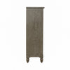 Americana Farmhouse 5 Drawer Chest in Dusty Taupe and Black