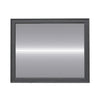 Americana Farmhouse Landscape Mirror in Black