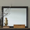 Americana Farmhouse Landscape Mirror in Black image