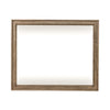 Americana Farmhouse Landscape Mirror in Dusty Taupe and Black image