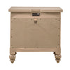 Americana Farmhouse 2 Drawer Nightstand in Dusty Taupe and Black image