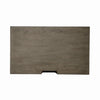 Americana Farmhouse 2 Drawer Nightstand in Dusty Taupe and Black