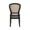Americana Farmhouse Uph Tufted Back Side Chair - Black image