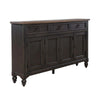 Liberty Furniture Americana Farmhouse Hall Buffet in Dusty Taupe & Black