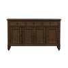 Americana Farmhouse Hall Buffet in Dusty Taupe
