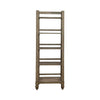 Americana Farmhouse Leaning Pier Bookcase in Dusty Taupe