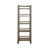 Liberty Furniture Americana Farmhouse Leaning Pier Bookcase in Dusty Taupe