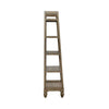 Liberty Furniture Americana Farmhouse Leaning Pier Bookcase in Dusty Taupe