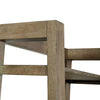 Americana Farmhouse Leaning Pier Bookcase in Dusty Taupe