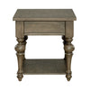 Americana Farmhouse End Table in Dusty Taupe