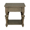 Liberty Furniture Americana Farmhouse End Table in Dusty Taupe