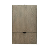 Americana Farmhouse Chair Side Table in Dusty Taupe