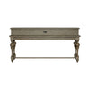 Liberty Furniture Americana Farmhouse Console Bar Table in Dusty Taupe image