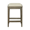 Liberty Furniture Americana Farmhouse Upholstered Console Stool in Dusty Taupe image