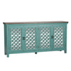 Kensington 4 Door Accent Cabinet in Turquoise image