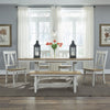 Liberty Furniture Lindsey Farm Backless Bench (RTA) in Weathered White & Sandstone