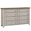 Farmhouse Reimagined Drawer Dresser in Antique White