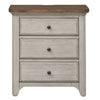 Farmhouse Reimagined Drawer Nightstand in Antique White image