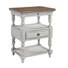 Farmhouse Reimagined Drawer Nightstand in Antique White image