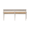 Farmhouse Reimagined Bench (RTA) in Antique White image
