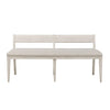 Farmhouse Reimagined Upholstered Bench (RTA) in Antique White image