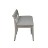 Farmhouse Reimagined Upholstered Bench (RTA) in Antique White