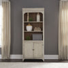 Liberty Farmhouse Reimagined Bookcase in Antique White