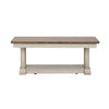 Farmhouse Reimagined Rectangular Cocktail Table in Antique White