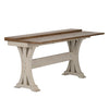 Farmhouse Reimagined Flip Lid Sofa Table in Antique White