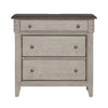 Ivy Hollow 3 Drawer Bedside Chest w/ Charging Station in Weathered Linen image