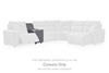 Modmax II Power Reclining Sectional with Chaise and Audio Console