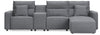 Modmax II Reclining Sectional with Chaise and Console