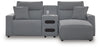 Modmax II Power Reclining Sectional with Chaise and Audio Console