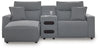 Modmax II Power Reclining Sectional with Chaise and Audio Console