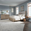 Brentwood King Uph Bed, Dresser & Mirror image
