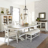 Liberty Furniture Whitney Slat Back Side Chair (Set of 2) in Weathered Gray