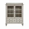 Whitney Display Cabinet in Weathered Gray