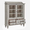 Whitney Display Cabinet in Weathered Gray