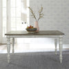 Liberty Furniture Whitney Rectangular Leg Table in Weathered Gray