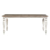Whitney Rectangular Leg Table in Weathered Gray image