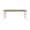 Whitney Rectangular Leg Table in Weathered Gray