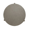 Affinity Round End Table in Dusty Taupe with Concrete Top