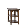 Aspen Skies Chair Side Table in Russet Brown image