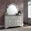 Magnolia Manor Panel Bed, Dresser & Mirror, Chest image