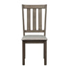 Liberty Furniture Tanners Creek Slat Back Side Chair (RTA) in Greystone (Set of 2)