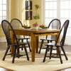 Treasures Retractable Leg Table in Rustic Oak Finish image