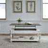 Magnolia Manor Lift Top Cocktail Table in Antique White image