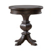Paradise Valley Round Chairside Table in Saddle Brown image