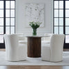 Accent Dining Accent Dining Chair w/ Casters - Ivory image