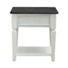 Allyson Park Drawer End Table in Wirebrushed White image